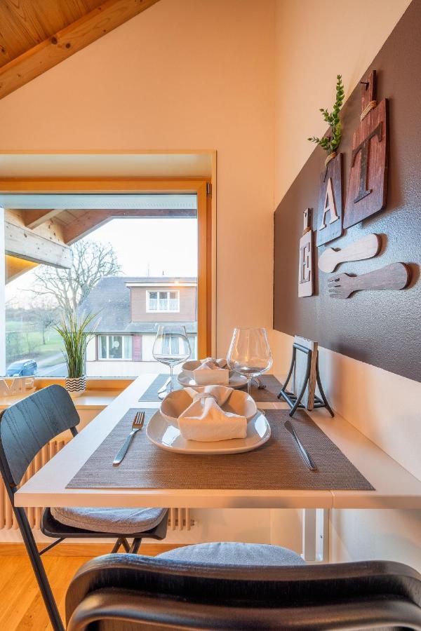 Swiss Alps View Apartment - Contactless Self Check-In Thoune Extérieur photo